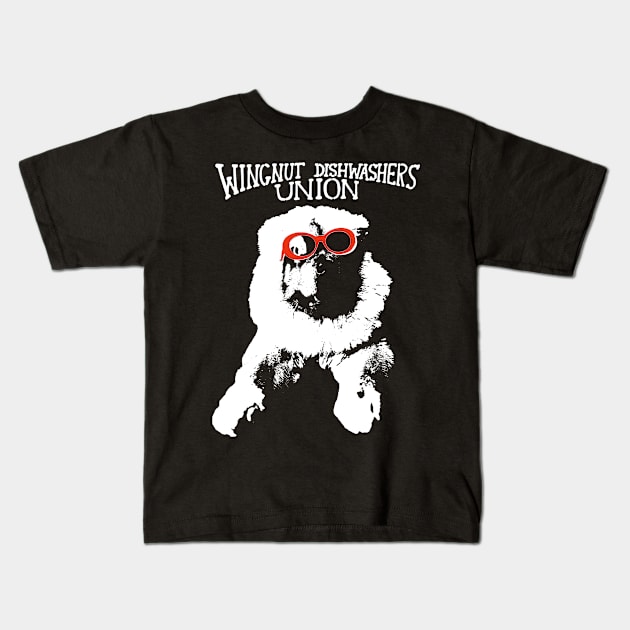 Wingnut Dishwashers Union anarcho punk Kids T-Shirt by PulpCover